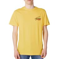 T-shirt Jaune Homme Tommy Hilfiger Graphic Sig pas cher