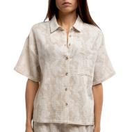 Chemise Beige/Blanc Teddy Smith Floral pas cher