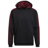 Sweat Noir/Rouge Homme Adidas Tiro vue 3