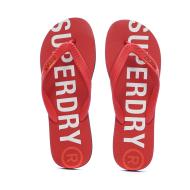 Rote Herren-Flip-Flops Superdry Core Essential Flip Flop Ansicht 3