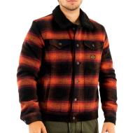 Veste Noir/Orange Homme Superdry Trucker pas cher