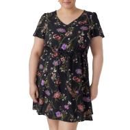 Robe Noire à Motifs Femme Vero Moda CURVE Easy