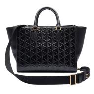 Sac à main Noir Femme Lacoste Lage Maheki Monogram pas cher