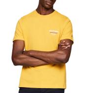 T-shirt Jaune Homme Tommy Hilfiger Global pas cher