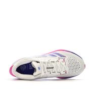 Chaussures de running Blanches/Violettes Fille Adidas Adizero Sl vue 4