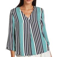 Blouse Écru à Rayures Femme Vero Moda Niva pas cher
