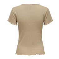 T-shirt Beige Femme JDY Salsa Life vue 2