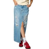 Women's blue denim skirt Kaporal BELLE affordable