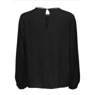 Blouse Noir Femme JDY Trille vue 2