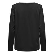 T-Shirt Noir Femme Only Harly vue 2