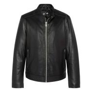Blouson en Cuir Noir Homme Schott Memphis vue 3
