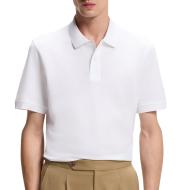 Polo Blanc Homme Hugo Boss Pallas pas cher