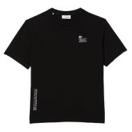 T-shirt Noir Femme Lacoste Farine