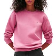 Sweat Rose Femme Tommy Hilfiger Flag Crew1 pas cher