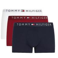 X3 Boxers Bordeaux/Blanc/Marine Homme Tommy Hilfiger UM0UM03181