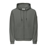 Sweat Zippé Kaki Homme Only & Sons Chase