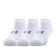 x3 Paires de Chaussette Blanc/Gris Homme Under Armour Heatgear pas cher