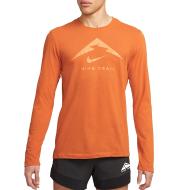 T-shirt Manches Longues Orange Homme Nike Df Tee pas cher