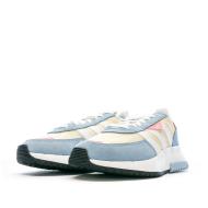Baskets Bleu/Rose Femme Adidas Retropy vue 6