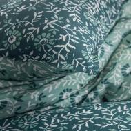 Parure de Lit Bleu/Vert 220x240cm Today Coton 57 Fils Sunshine vue 3