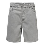 Men’s Grey Denim Shorts – Only & Sons Onsfade Pim