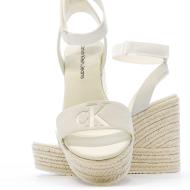 Sandales Compensées Blanc Femme Calvin Klein Jeans Wedge Sandal vue 7