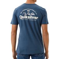 T-shirt Bleu Homme Quiksilver Screen vue 2