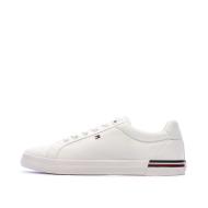 Baskets Blanches Femme Tommy Hilfiger Essential Stripes Sn pas cher