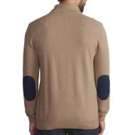 Pull Beige Homme TBS MALIKCAM vue 2