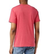 T-Shirt Rouge Homme Budweiser Label vue 2