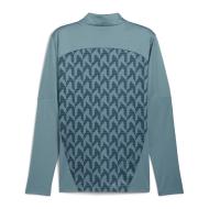 OM Sweat 1/4 zip Bleu Homme Puma 24/25 vue 2