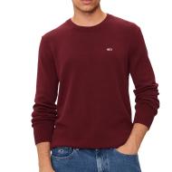 Pull Bordeaux Homme Tommy Hilfiger slim essntls