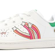 Baskets Blanches Fille Adidas Stan Smith FX5977 vue 7