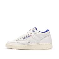 Baskets Blanches/Bleu Homme Reebok Vintage pas cher