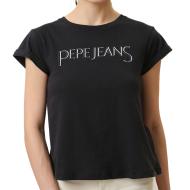 T-shirt Noir Femme Pepe jeans Hannon