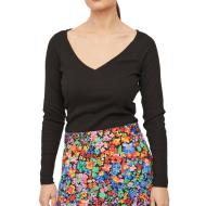 Top manches longues Noir Femme Vila Inny
