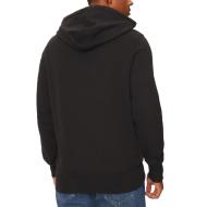 Sweat à capuche Noir Homme Calvin Klein Jeans Distressed Monologo vue 2