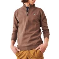 Pull 1/4 Zip Marron Homme Teddy Smith Marty 2