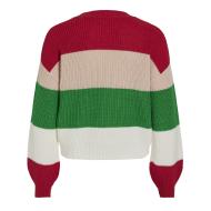 Pull Rose/Vert Femme Vila Love vue 2