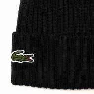 Bonnet Noir Homme Lacoste RB0001 vue 2