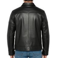 Blouson Noir Homme Schott LCADAM vue 2
