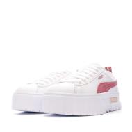 Baskets à Plateformes Blanches Femme Puma Mayze vue 6