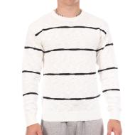 Jersey Teddy Smith Lizio Blanco/Negro, Hombre barato