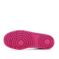 Baskets Blanches/Roses Fille Nike Court Borough vue 5