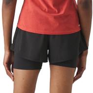 Short Noir Femme New Balance Sport vue 2