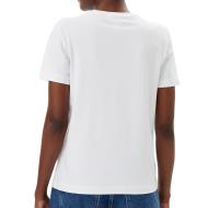 T-Shirt Blanc Femme Calvin Klein Jeans Archive vue 2