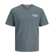 T-Shirt Bleu/Gris Homme Jack & Jone Koto