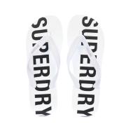 Tongs Blanc/Noir Homme Superdry Code Essential vue 3