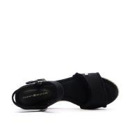 Tommy Hilfiger Women’s Black Heeled Sandals – Wedgeee Photo of the Espace des Marques %store% store - view of %key%