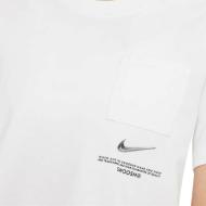 T-shirt Blanc Femme Nike Nsw Swoosh vue 3